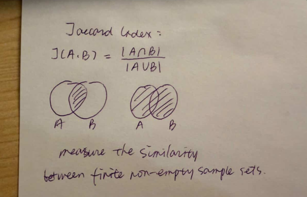 jaccard index note